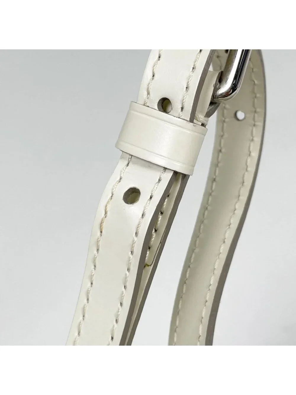 Louis Vuitton Pochette Montaigne Shoulder Bag Epi Ivoire